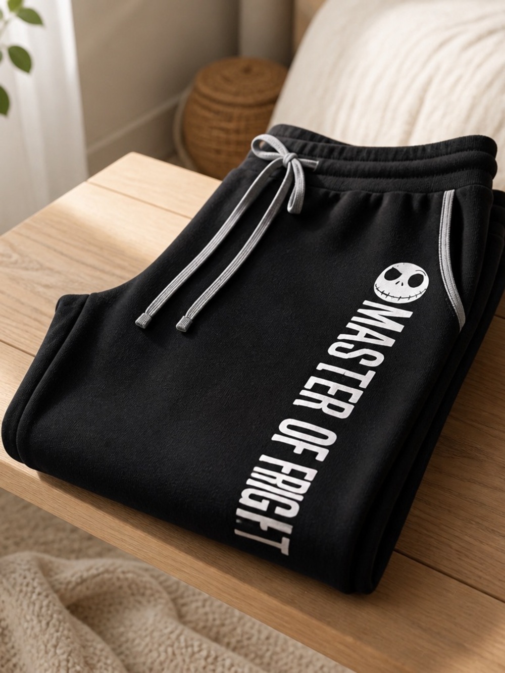 Disney The Nightmare Before Christmas Black “Master of Fright” Sweat Pants. Sz3X